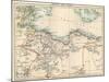 Map of Tripoli (Libya) and Tunis, 1870s-null-Mounted Giclee Print