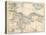 Map of Tripoli (Libya) and Tunis, 1870s-null-Stretched Canvas