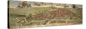 Map of Turin, 1682-null-Stretched Canvas