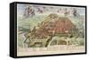 Map of Turin, 1682-Joan Blaeu-Framed Stretched Canvas