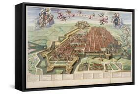 Map of Turin, 1682-Joan Blaeu-Framed Stretched Canvas