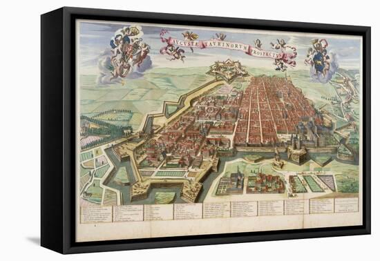 Map of Turin, 1682-Joan Blaeu-Framed Stretched Canvas