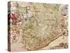 Map of Turin, 1682-Joan Blaeu-Stretched Canvas