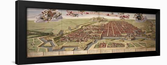 Map of Turin, from Theatrum Sabaudiae-Joan Blaeu-Framed Giclee Print
