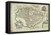 Map of Turin from Theatrum Statuum Regie Celestitudini Sabaudia Ducis-null-Framed Stretched Canvas