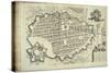 Map of Turin from Theatrum Statuum Regie Celestitudini Sabaudia Ducis-null-Stretched Canvas