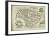 Map of Turin from Theatrum Statuum Regie Celestitudini Sabaudia Ducis-null-Framed Giclee Print