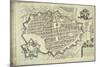 Map of Turin from Theatrum Statuum Regie Celestitudini Sabaudia Ducis-null-Mounted Giclee Print