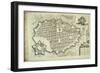 Map of Turin from Theatrum Statuum Regie Celestitudini Sabaudia Ducis-null-Framed Giclee Print
