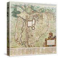 Map of Turin-null-Stretched Canvas
