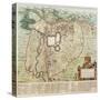 Map of Turin-null-Stretched Canvas