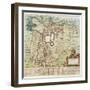 Map of Turin-null-Framed Giclee Print