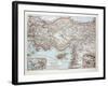 Map of Turkey Cyprus and Syria 1899-null-Framed Giclee Print