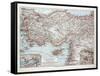 Map of Turkey Cyprus and Syria 1899-null-Framed Stretched Canvas