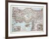 Map of Turkey Cyprus and Syria 1899-null-Framed Giclee Print