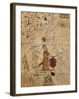 Map of Turkey, from Portolan Chart-null-Framed Giclee Print