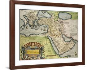 Map of Turkey, from Theatrum Orbis Terrarum, 1528-1598, 1570-null-Framed Giclee Print