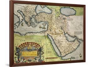 Map of Turkey, from Theatrum Orbis Terrarum, 1528-1598, 1570-null-Framed Giclee Print