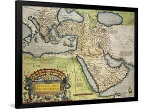 Map of Turkey, from Theatrum Orbis Terrarum, 1528-1598, 1570-null-Framed Giclee Print