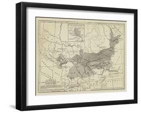 Map of Turkey-null-Framed Giclee Print