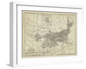 Map of Turkey-null-Framed Giclee Print