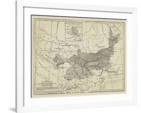 Map of Turkey-null-Framed Giclee Print