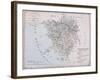 Map of Tuscany, Detail of the Large Map of J. De Baillou (Pencil, Ink and W/C on Paper)-null-Framed Giclee Print