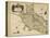 Map of Tuscany Region, from Atlas by Willem Janszoon Blaeu, 1663-null-Stretched Canvas