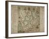 Map Of Ulster-Francis Jobson-Framed Giclee Print