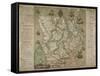 Map Of Ulster-Francis Jobson-Framed Stretched Canvas