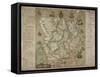 Map Of Ulster-Francis Jobson-Framed Stretched Canvas