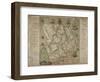 Map Of Ulster-Francis Jobson-Framed Giclee Print