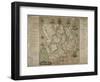 Map Of Ulster-Francis Jobson-Framed Giclee Print
