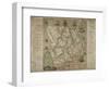 Map Of Ulster-Francis Jobson-Framed Giclee Print