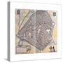 Map of Valenciennes from Civitates Orbis Terrarum-null-Stretched Canvas