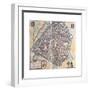 Map of Valenciennes from Civitates Orbis Terrarum-null-Framed Giclee Print