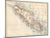 Map of Vancouver Island, British Columbia, Canada, 1870s-null-Mounted Premium Giclee Print