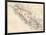 Map of Vancouver Island, British Columbia, Canada, 1870s-null-Framed Giclee Print