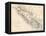 Map of Vancouver Island, British Columbia, Canada, 1870s-null-Framed Stretched Canvas