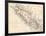 Map of Vancouver Island, British Columbia, Canada, 1870s-null-Framed Giclee Print