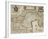 Map of Venetian Domain, from Regionum Italiae-null-Framed Giclee Print