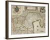 Map of Venetian Domain, from Regionum Italiae-null-Framed Giclee Print