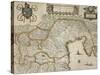 Map of Venetian Domain, from Regionum Italiae-null-Stretched Canvas