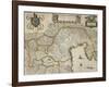 Map of Venetian Domain, from Regionum Italiae-null-Framed Giclee Print