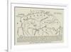 Map of Venezuela and British Guiana-null-Framed Giclee Print