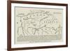 Map of Venezuela and British Guiana-null-Framed Giclee Print