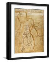 Map of Venice, 1345-null-Framed Giclee Print