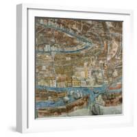 Map of Venice, first half of 17th century-G. Barzenti-Framed Giclee Print