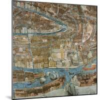 Map of Venice, first half of 17th century-G. Barzenti-Mounted Giclee Print