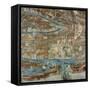 Map of Venice, first half of 17th century-G. Barzenti-Framed Stretched Canvas